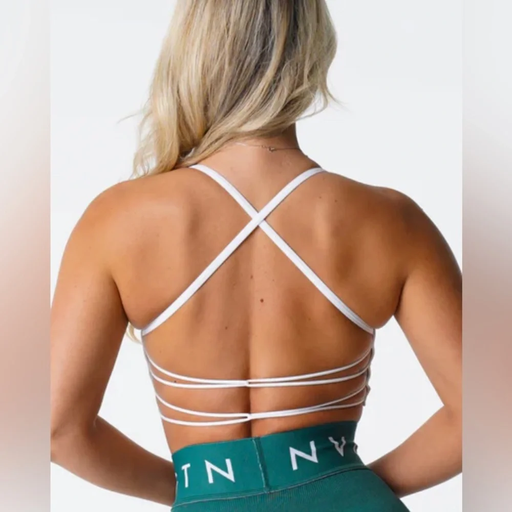 NVGTN white invincible sports bra size extra small - Picture 2 of 5